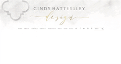 Desktop Screenshot of cindyhattersleydesign.com